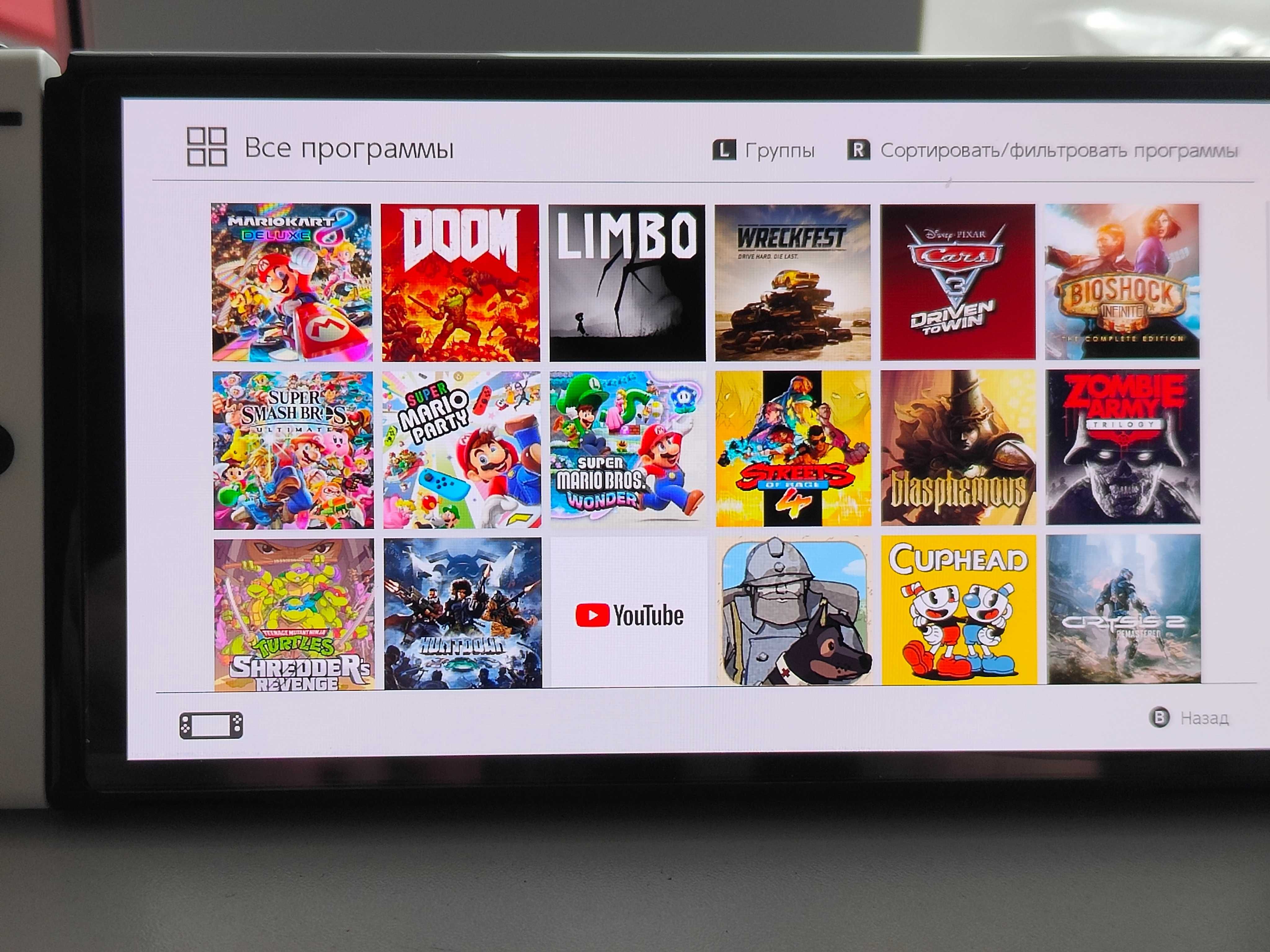 Nintendo Switch OLED + 256GB + 40 игр