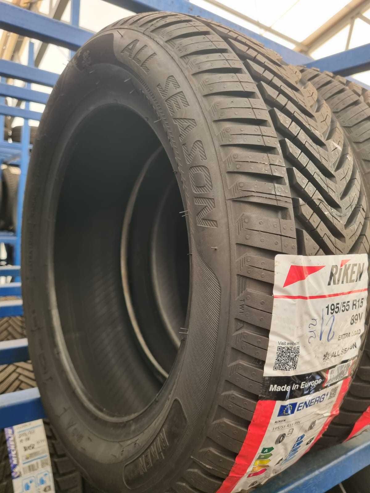 195/55 R15, 89V, RIKEN ( by Michelin), Anvelope all season