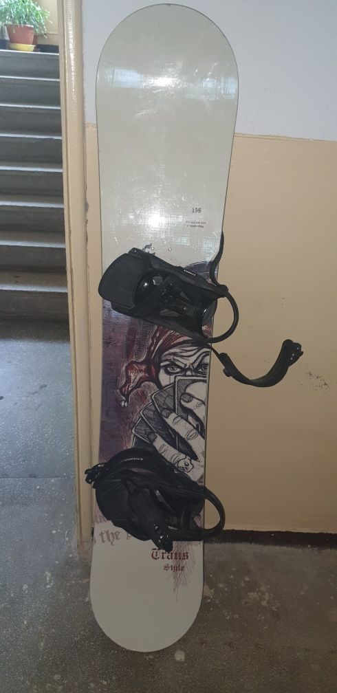 Snowboard + casca
