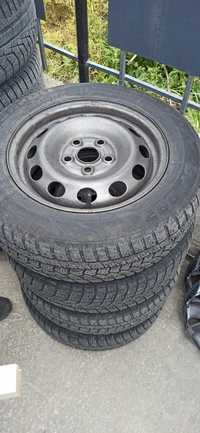 Джанти 5x112 с гуми 15 vw, audi, seat, skoda passat, sharan, djanti