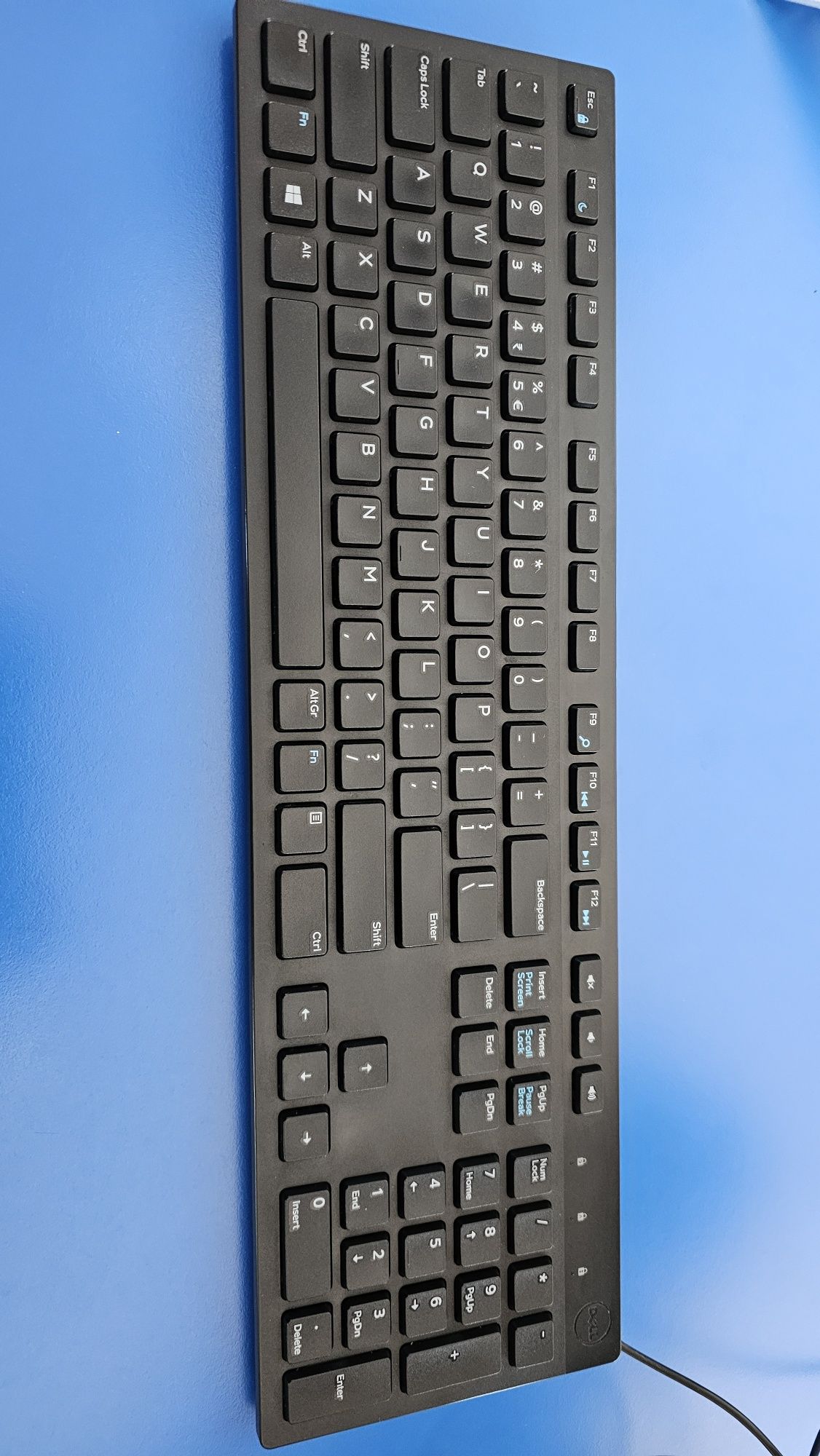 Tastatura multimedia Dell KB216, US international layout, Negru