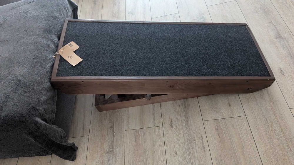Rampă pentru câini din lemn masiv
