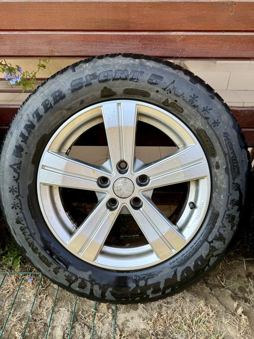 Jante cu cauciucuri iarna Volkswagen Skoda Audi Tiguan ET38 6,5J x16H2