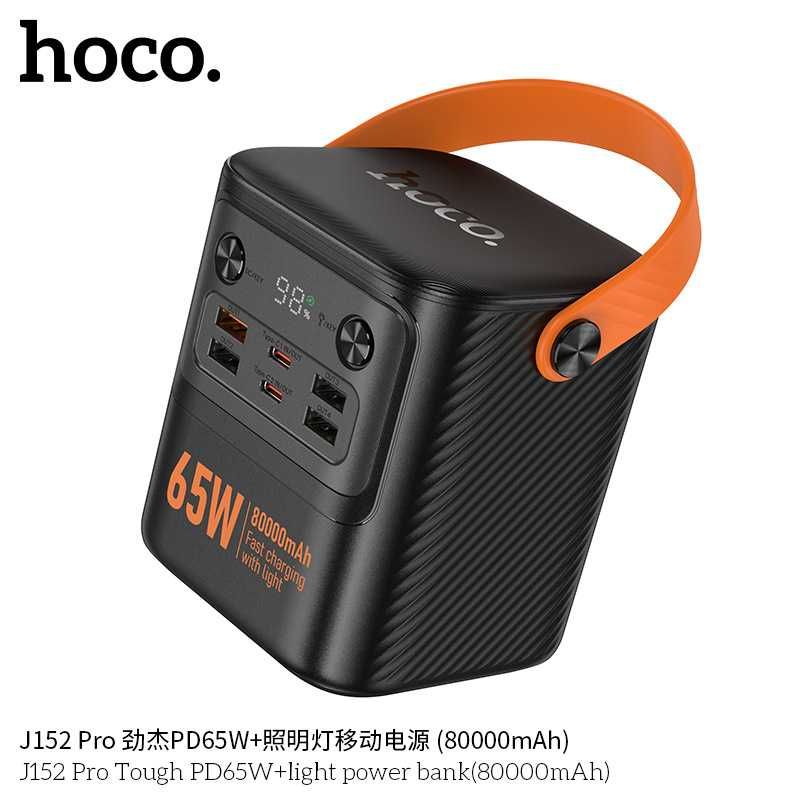 Hoco J152 Pro PD65W Power Bank 80000mAh For Laptop/Macbook/Ultrabook