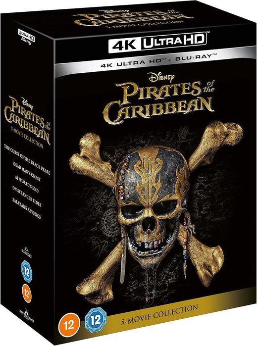 Pirates Of The Caribbean: 5-Movie Collection (4K Ultra HD + Blu-Ray)