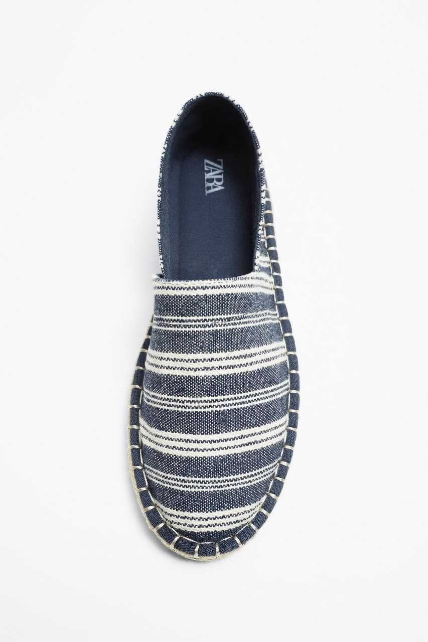 Мужские эспадрильи Striped Espadrilles ZARA