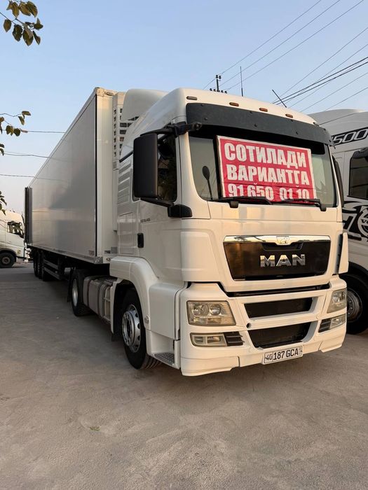 Uz MAN TGS 19.400 + UzAutoTRAILER Реф Сотилади