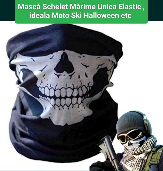 Masca Schelet Bicicleta Masca Ski Masca Moto Elastica Unisex
