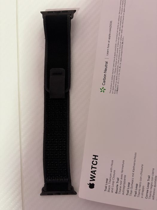 Curea apple watch ultra black M/L