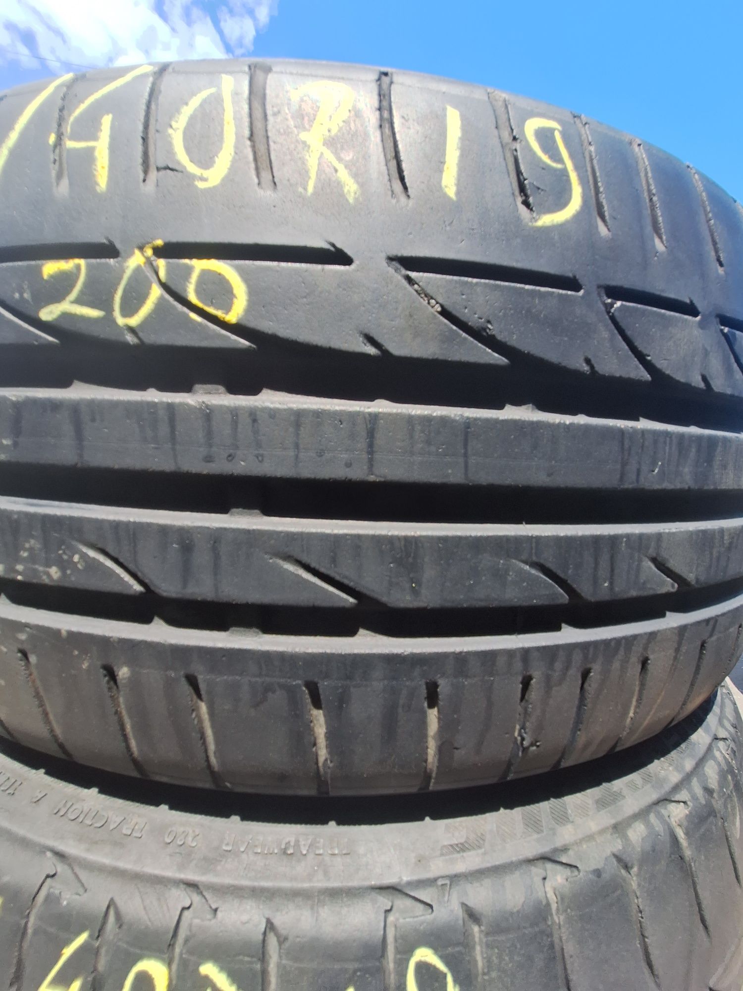 2 anvelope vara 225/40r19 Bridgestone rft runflat Montaj Gratuit
