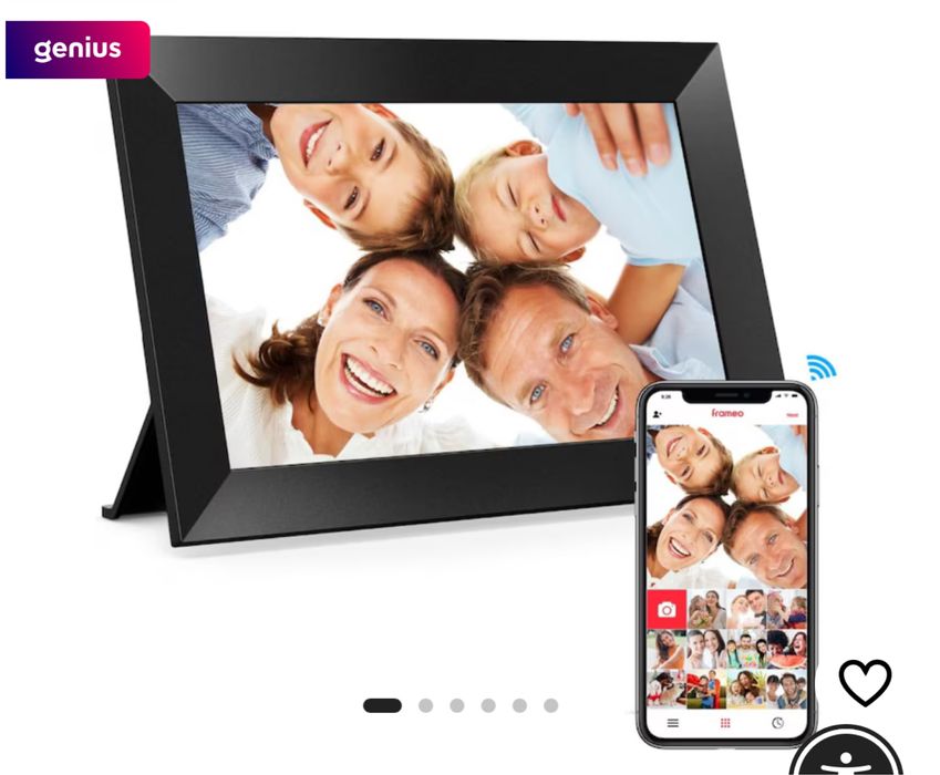 Rama foto digitală Frameo cu WiFi, touchscreen, 10 inchi