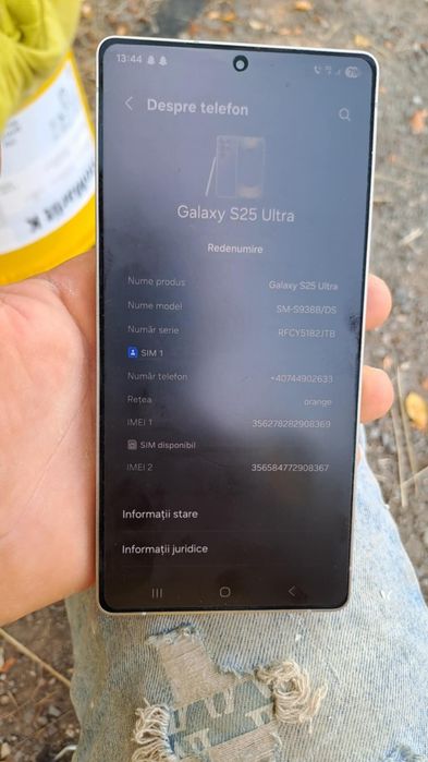 Samsung Galaxy S25 ultra încă în garanție