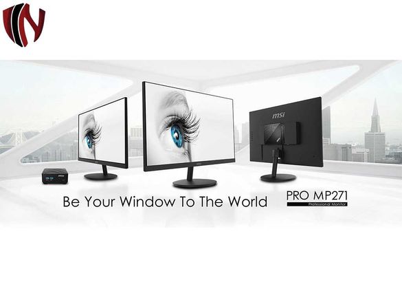 MSI PRO MP271, Монитор 27″, IPS 5ms, Full HD, Вградени говорители