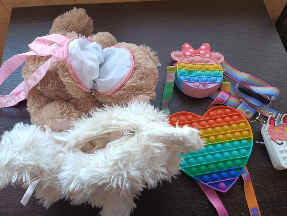 Gentuțe cățeluș ursuleț și pop-it