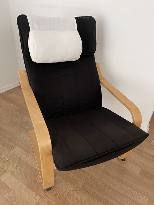 Fotoliu Balansoar + Taburet picioare IKEA Poang