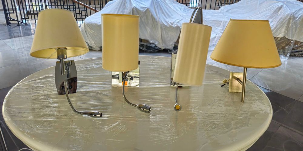 Разпродажба! Лампи стенни ,  лампион настолен