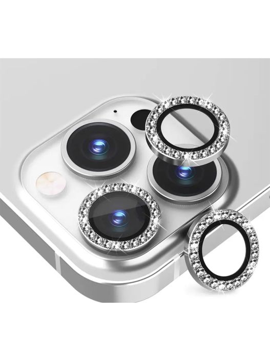 Folie Sticla Camera Cercular Luxury Iphone 13/14/15/16/17 PRO MAX PLUS