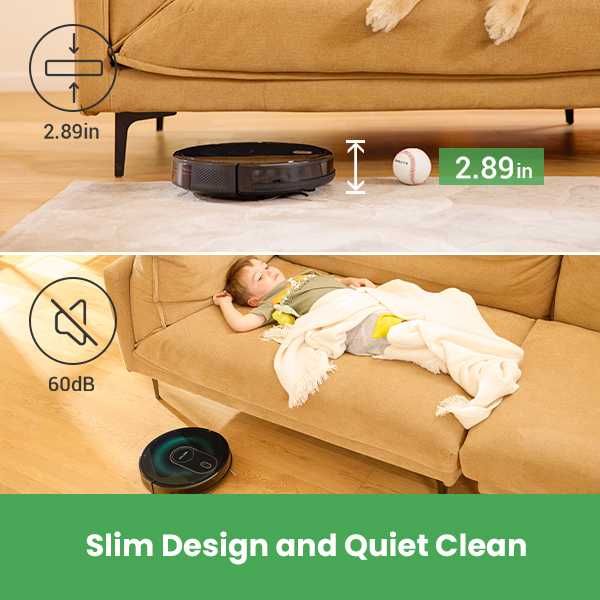 Прахосмукачка робот Vactidy Nimble T8, Моп, GyroNav, APP/Alexa/WiFi