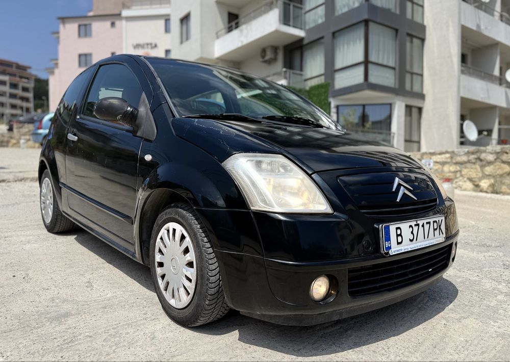 Citroen C2 1.2 Бензин 70к.с. Климатик 88000км Всичко платено