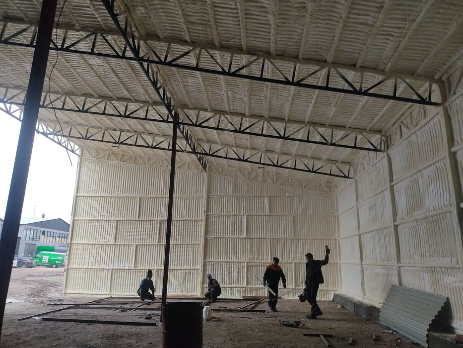 Утепление пеной( ППУ) Алматы и Алматинская область