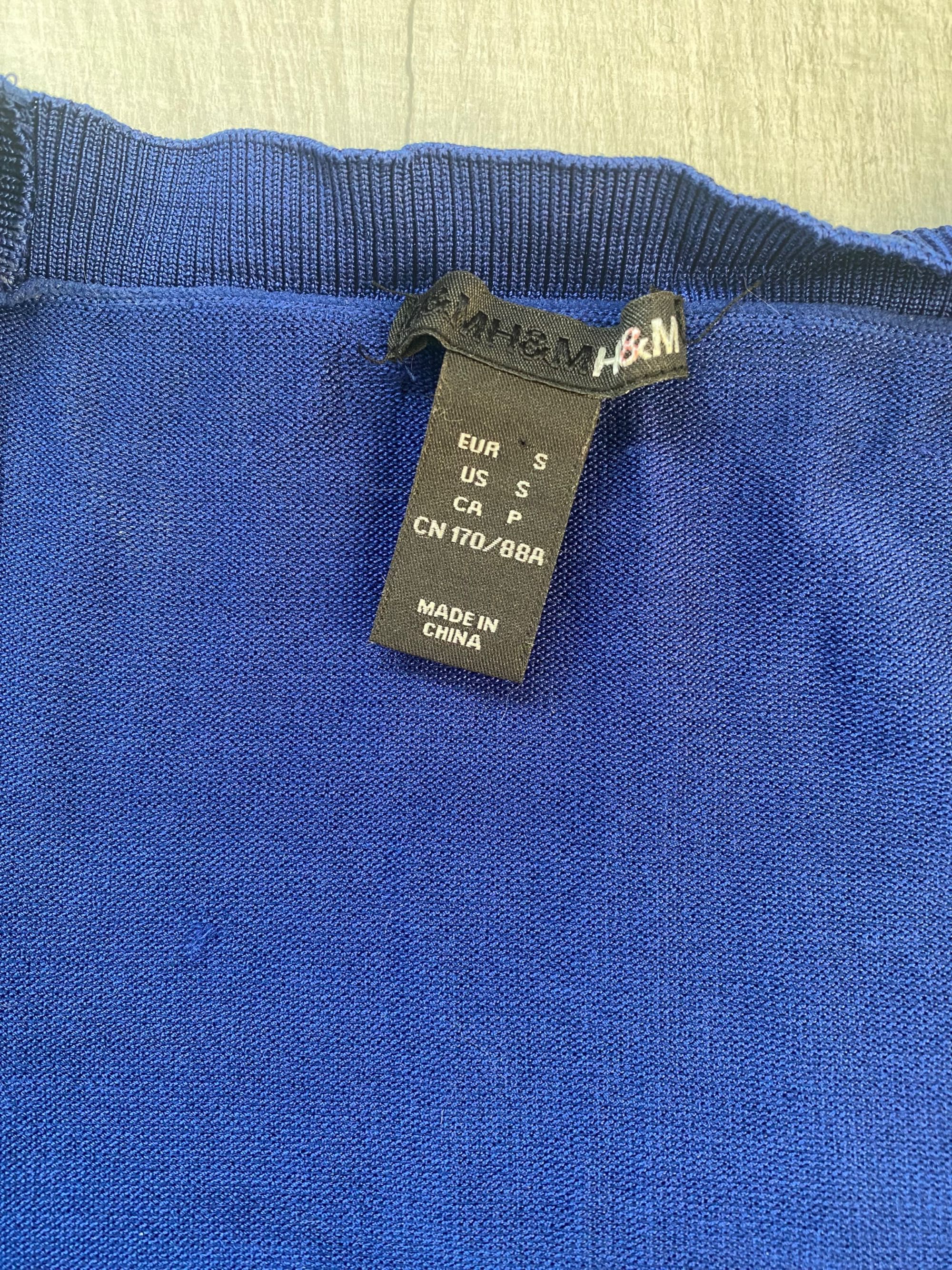 Синя рокля на H&M