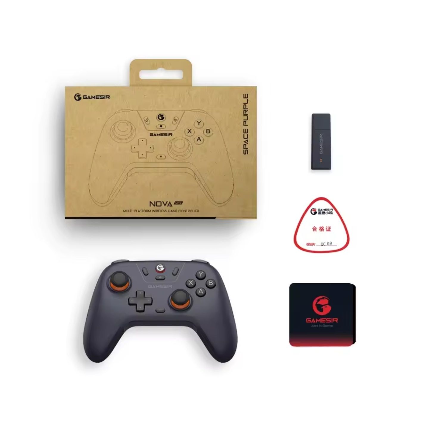 Безжичен контролер Gamesir Nova Lite Bluetooth +Dongle