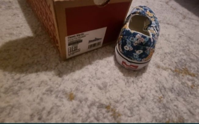 Vans floral 36.5 noi