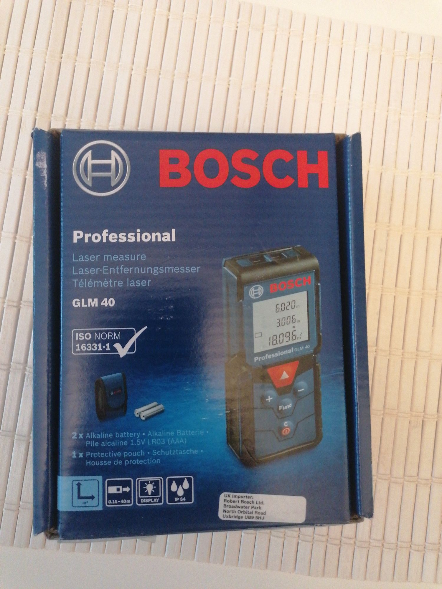 Laser profesional Bosch GLM 40 și  Cheie Diamometrica