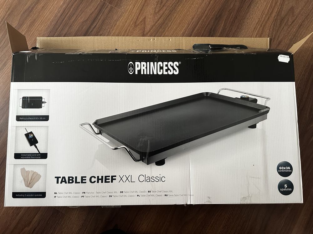 Електрическа тефлонова скара Table Chef - чисто нова