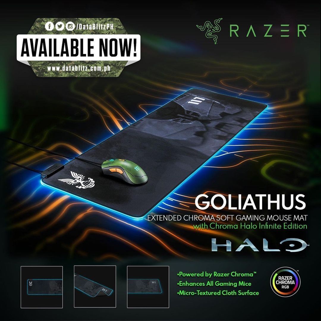 Топ! Коврик с подсветкой RAZER Goliathus chroma XL Extended (1шт)