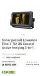 Sonar Lowrance ELITE 7Ti2