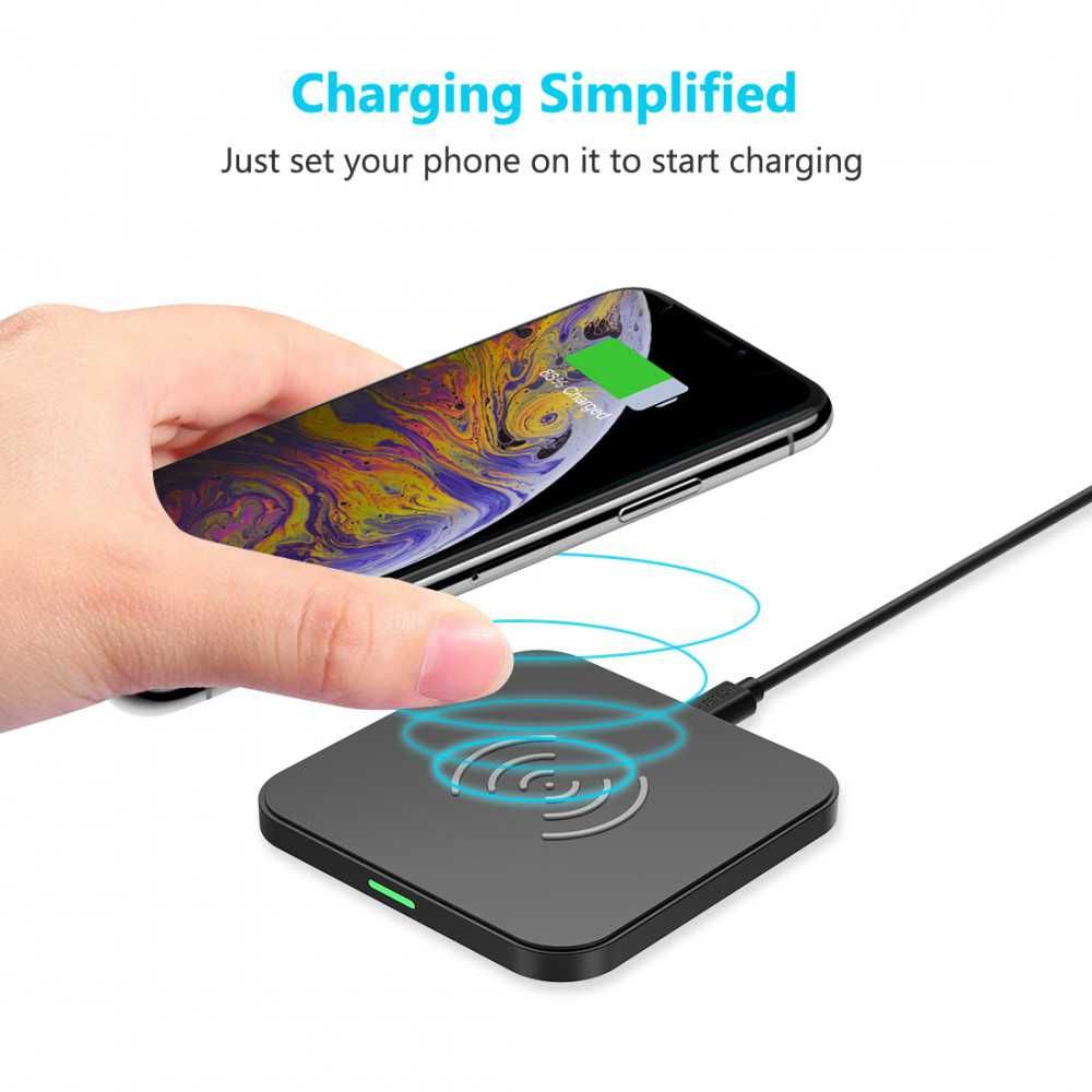 Нов Безжично зарядно устройство 10W Подложка за телефон iPhone Samsung