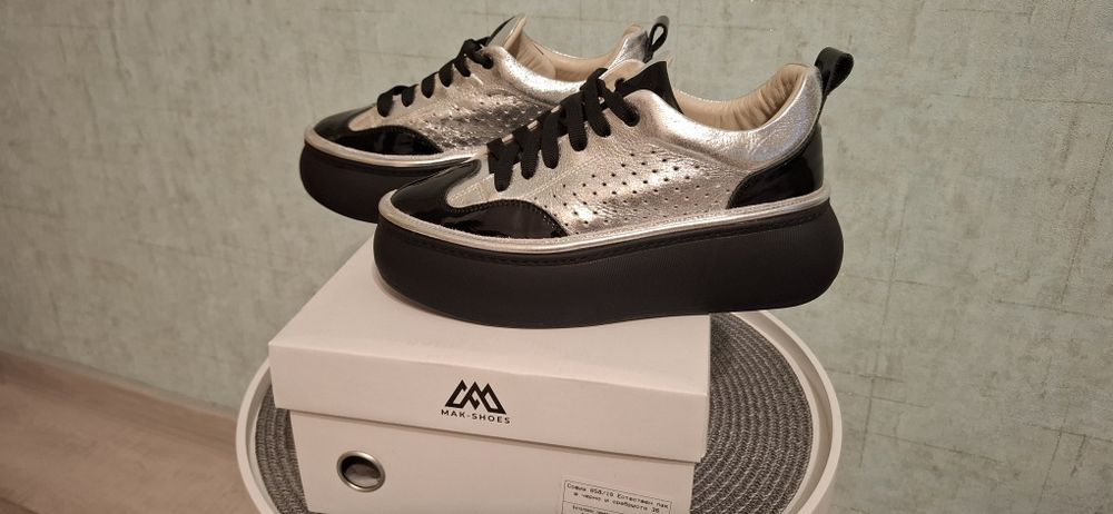 Дамски обувки естествена кожа/лак, номер 36