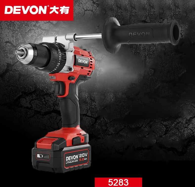 Аккумуляторный шуруповерт DEVON 5283-Li-20TSI