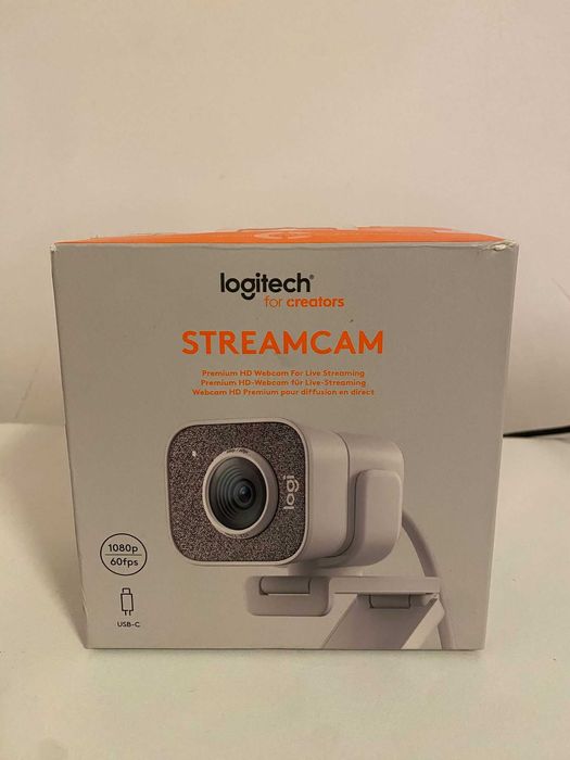 Camera web Logitech StreamCam, USB-C, White