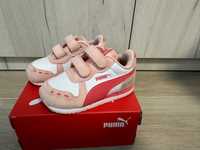Бебешки обувки Puma Cabana Racer SL2 бяло и розово - размер 21