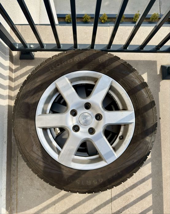 Jante aluminiu R15 - 5x112 - cu anvelope iarna 195/65/15