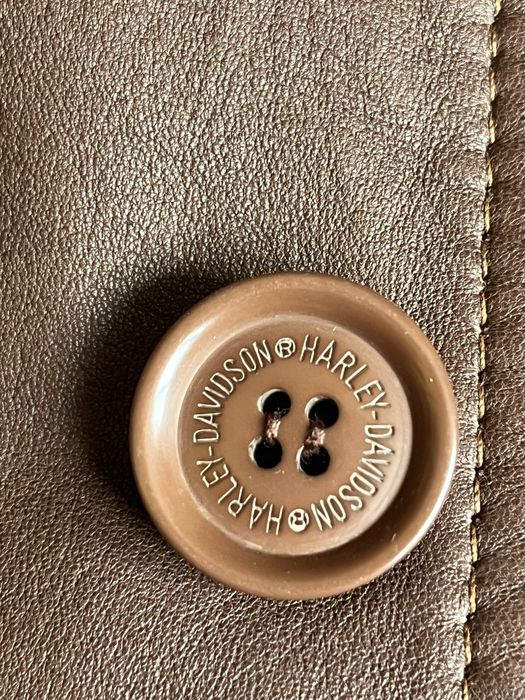 Harley Davidson : Яке/Сако естествена кожа размер М / Оригинал