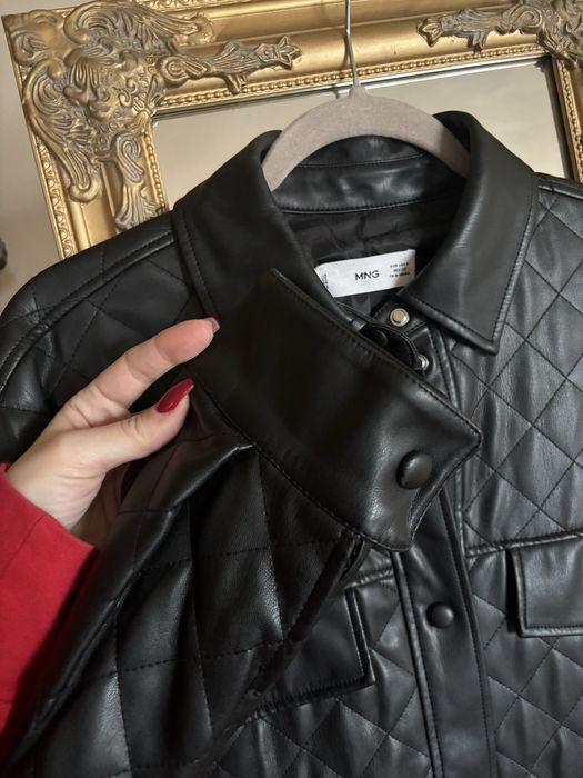 Зимно яке, пух Moncler/Монклер, Кожено яке Mango/Манго