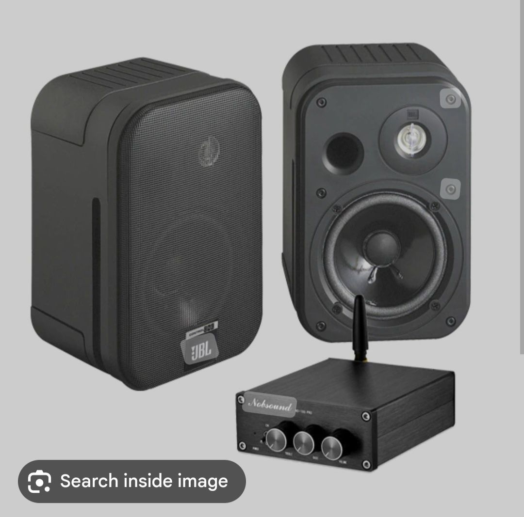 Sistem audio JBL Control 1 Pro, 2 x 100w, negru, bluetooth, cu amplifi