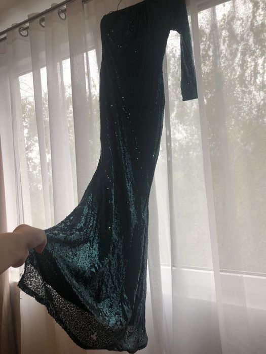 Rochie cu paiete, tip sirenă, XS