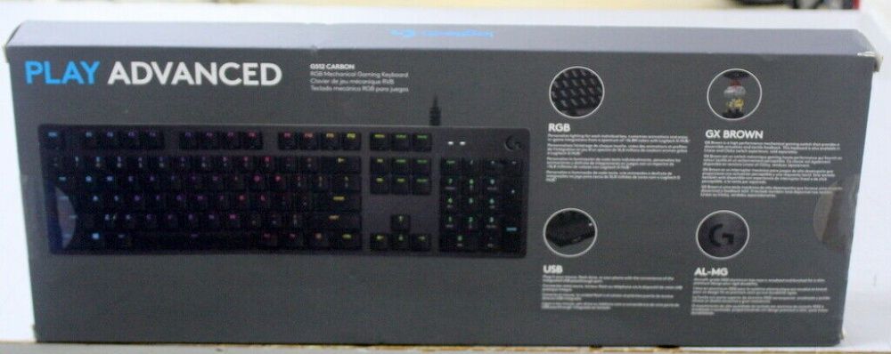 Tastatura Gaming mecanica LOGITECH G512 GX Brown Tactile USB US noua