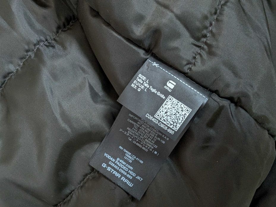 Яке G-star Vodan Padded Hooded Parka НОВО!