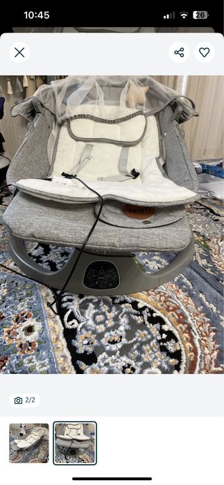 Шезлонг люлька  для младенцов с рождения