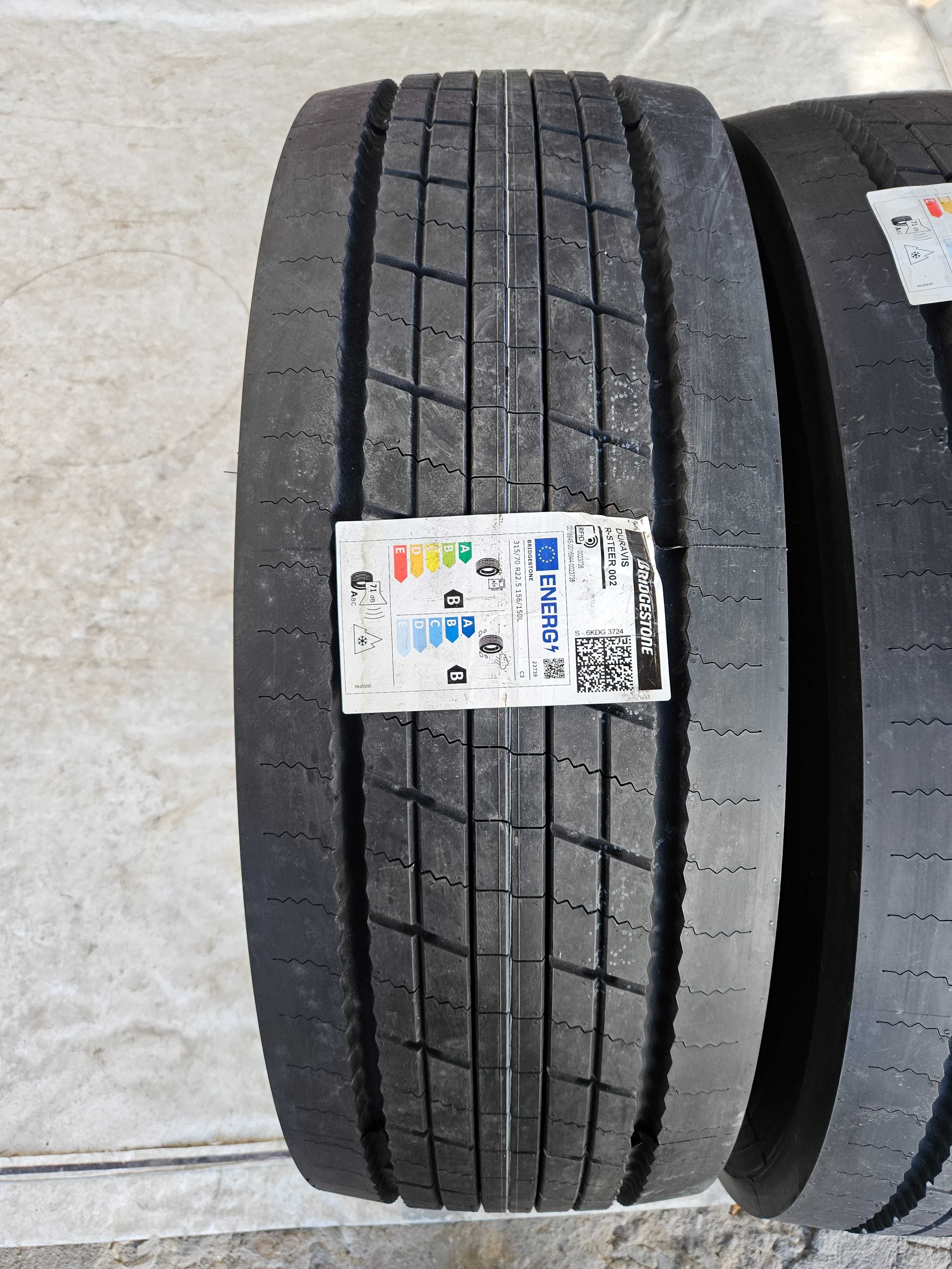 2 Нови предни гуми 315/70 R22.5 Bridgestone Duravis R-Steer002 DOT3724