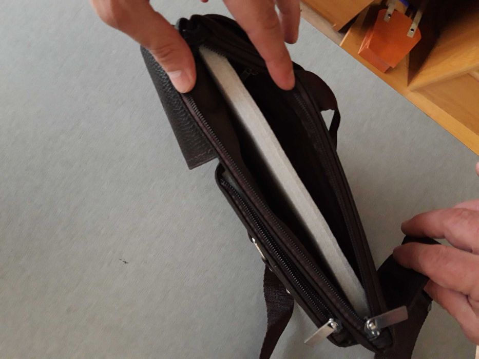 Кожена мъжка чанта Loro Piron