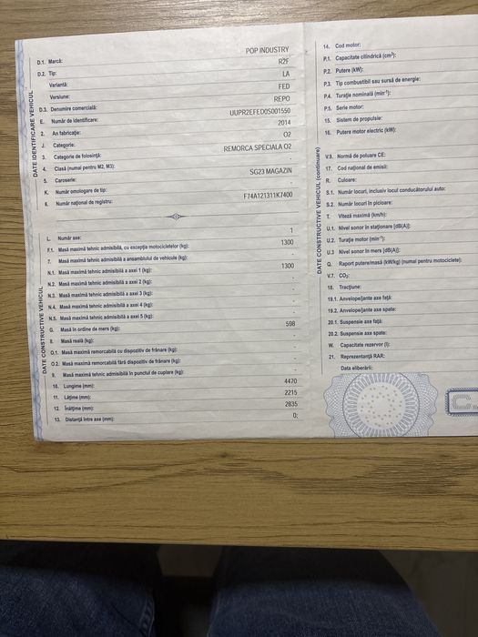 Rulota comerciala fast food