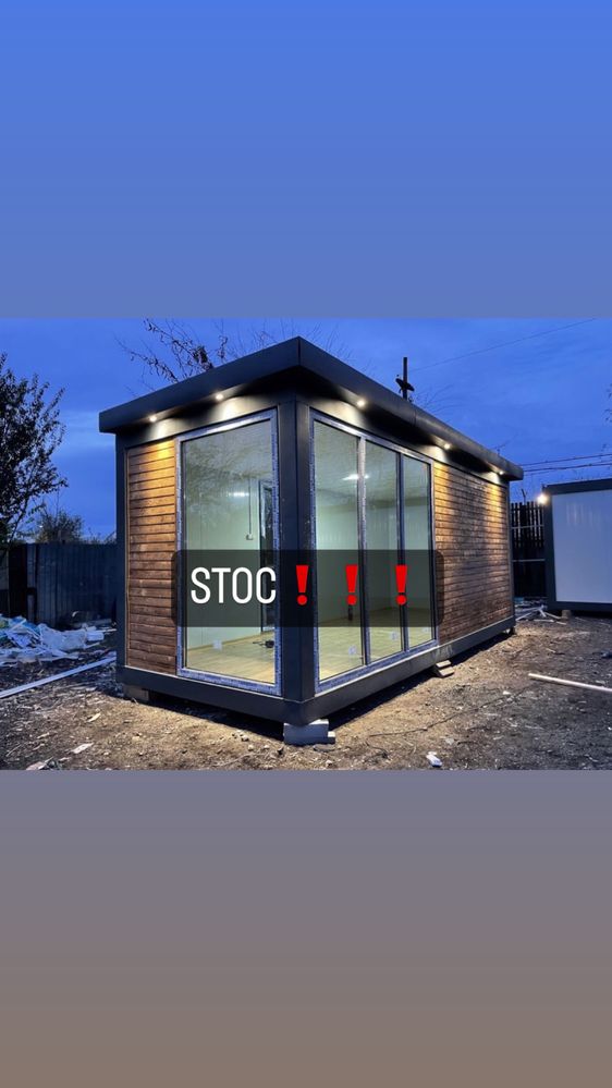 Vand container 6x2,4  Lambriu vitrina STOC!