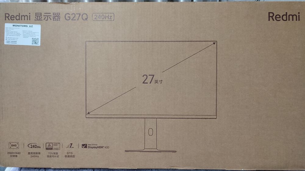 Продаётся монитор Redmi 27"