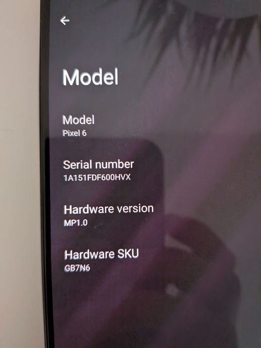 Телефон Google Pixel 6